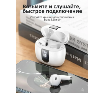 Наушники с микрофоном Bluetooth Hoco EW36 TWS белые#1949809