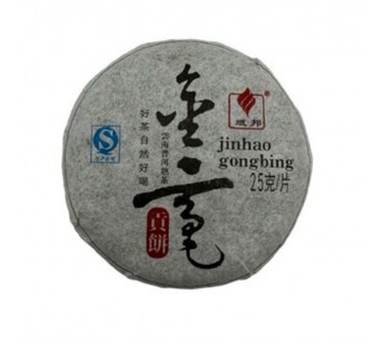 Чай Пуэр Шу 25гр Jinhao Gongbing Черный#1950451