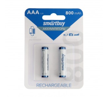 Аккумулятор AAA Smart Buy Ni-MH (800 mAh) (2-BL) (24/240) (115815)#1958715