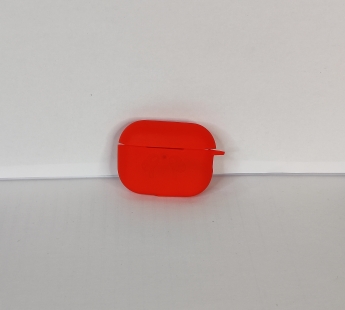 Чехол для Airpods Pro 2 Silicone case, с карабином, красный#1951233