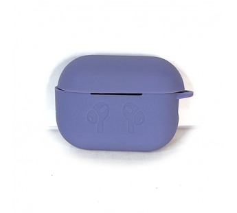 Чехол для Airpods Pro 2 Silicone case, с карабином, фиолетовый#2137839