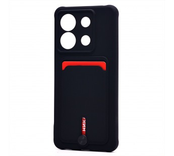 Чехол-накладка - SC304 с картхолдером для "Xiaomi Redmi Note 13 Pro" (black) (223989)#1955462