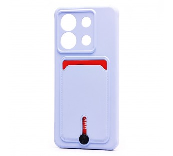 Чехол-накладка - SC304 с картхолдером для "Xiaomi Redmi Note 13 Pro" (light violet) (223991)#2100918