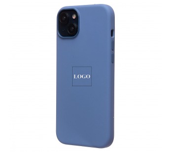 Чехол-накладка ORG Silicone Case SafeMag с анимацией для "Apple iPhone 15 Plus" (winter blue(222540)#2007876