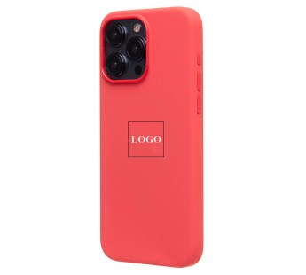 Чехол-накладка - Silicone Case SafeMag с анимацией для "Apple iPhone 15 Pro Max" (guava) (222559)#2051674