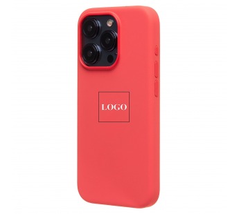 Чехол-накладка - Silicone Case SafeMag с анимацией для "Apple iPhone 15 Pro" (guava) (222551)#2069119