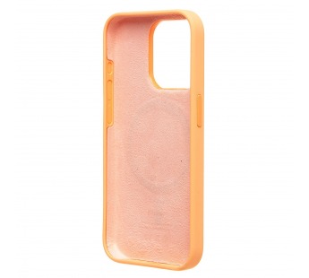 Чехол-накладка - Silicone Case SafeMag с анимацией для "Apple iPhone 15 Pro" (orange sorbet)(222545)#2069140
