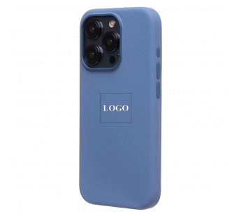 Чехол-накладка - Silicone Case SafeMag с анимацией для "Apple iPhone 15 Pro" (winter blue) (222548)#2069139