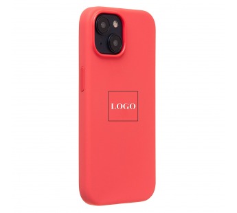 Чехол-накладка - Silicone Case SafeMag с анимацией для "Apple iPhone 15" (guava) (222535)#2069133