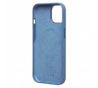 Чехол-накладка - Silicone Case SafeMag с анимацией для "Apple iPhone 15" (winter blue) (222532)#2069129