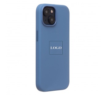 Чехол-накладка - Silicone Case SafeMag с анимацией для "Apple iPhone 15" (winter blue) (222532)#2069130