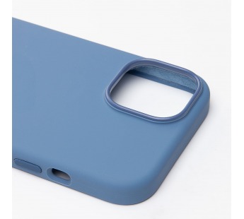 Чехол-накладка - Silicone Case SafeMag с анимацией для "Apple iPhone 15" (winter blue) (222532)#2120326
