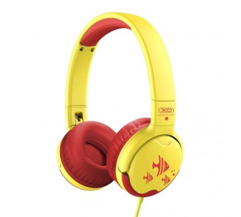 Наушники накладные XO EP47, детские, цвет красно-желтый#2117224
