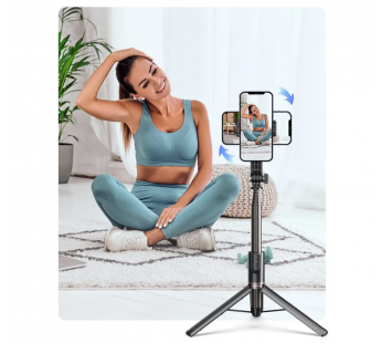 Монопод-штатив Telesin Vlog Selfie Stick Tripod 1.3 м с пультом управления для GoPro и смартфонов#2043857