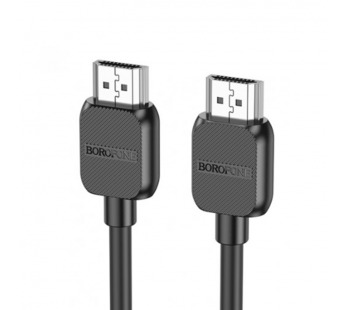 Кабель HDMI to HDMI BOROFONE BUS02 ver. 2.0 4K HD (черный) 1м#2093965
