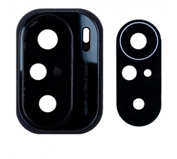 Стекло камеры для Xiaomi Poco F3 (M2012K11AG) в сборе с рамкой Черный#2077383