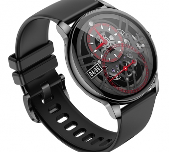 Смарт-часы Hoco Y10, AMOLED, черные#1952604