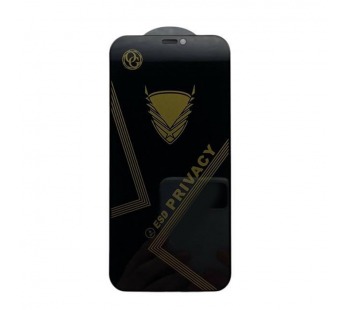 Защитное стекло iPhone 12 Mini (Golden Armor Антишпион OG ESD) тех упаковка Черное#2134556