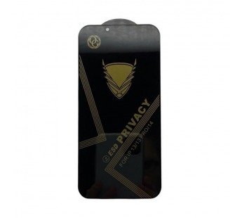 Защитное стекло iPhone 13/13 Pro/14 (Golden Armor Антишпион OG ESD) тех упаковка Черное#2134559