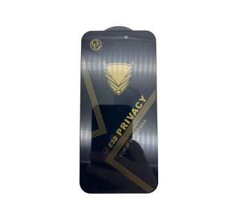 Защитное стекло iPhone 14 Pro Max (Golden Armor Антишпион OG ESD) тех упаковка Черное#2134563