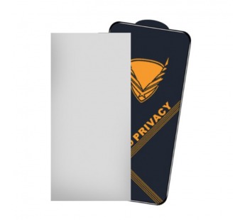 Защитное стекло iPhone 15 Pro (Golden Armor Антишпион OG ESD) тех упаковка Черное#2105226