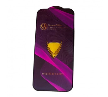 Защитное стекло iPhone 14 Pro (Golden Armor OG ESD) тех упаковка Черное#2074710
