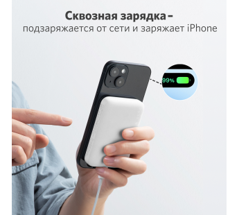 Внешний аккумулятор MagSafe Anker 321 MagGo 5K A1616 WT#2051081