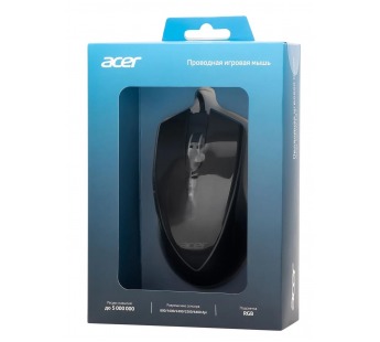 Мышь Acer OMW131 черный оптическая (6000dpi) USB (6but) ZL.MCEEE.015 [12.12], шт#1955233
