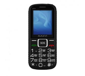 Мобильный телефон MAXVI B21 ds с док станцией Black (2.4"/1,3МП/2300mAh)#1954819