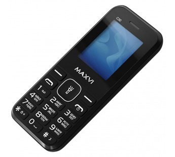 Мобильный телефон MAXVI C30 Black (1,77"/600 mAh)#2046252