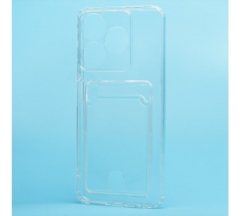 Чехол-накладка - SC276 с картхолдером для "TECNO Spark 10 4G" (transparent) (224823)#2092865