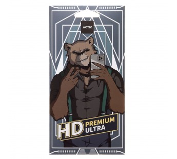 Защитное стекло Full Screen Activ Clean Line 3D для "TECNO Pop 8" (black) (225309)#2105270