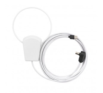 Антенна  комнатная ДМВ для DVB-T2 Уралочка USB, кабель 5м, 39дБ#2081029