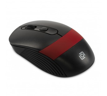 Мышь Оклик 310MW черный/красный оптическая (3200dpi) беспроводная USB для ноутбука (3but) [16.12], шт#2132196