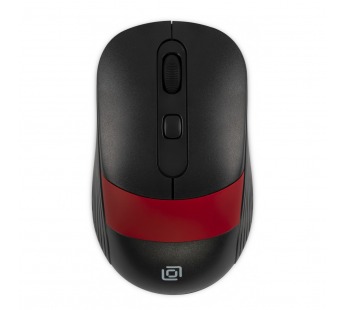 Мышь Оклик 310MW черный/красный оптическая (3200dpi) беспроводная USB для ноутбука (3but) [16.12], шт#2132197