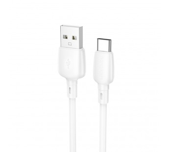 Кабель USB - Type-C BOROFONE BX93 (27W/1m) белый#1988221