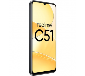 Смартфон Realme C51 4Gb/64Gb черный  (6,74"/50МП/4G/NFC/5000mAh)#1957884
