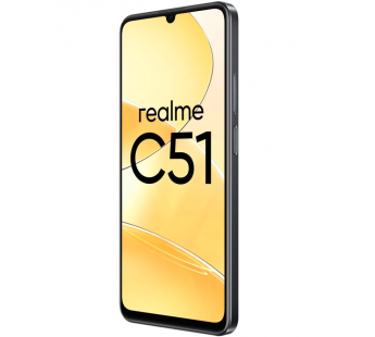 Смартфон Realme C51 4Gb/64Gb черный  (6,74"/50МП/4G/NFC/5000mAh)#1957885