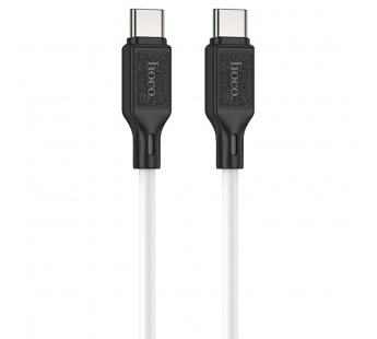 Кабель Type-C - Type-C Hoco X90 Cool PD 60W 100см 3A  (white) (220475)#2141633