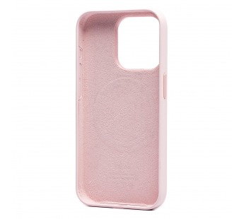 Чехол-накладка Silicone Case SafeMag с анимацией для "Apple iPhone 15 Pro" (light pink) (222546)#2120324