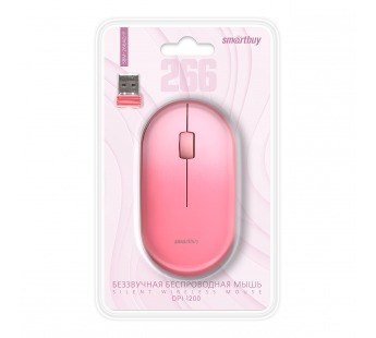 Мышь оптическая беспроводная Smart Buy SBM-266AG-P (pink) (226913)#1958463