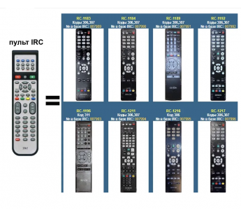 Пульт ДУ универсальный IRC Denon 456F AUX#2004537