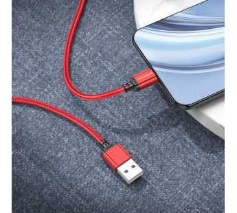 Кабель USB - micro USB Borofone BX87 100см 2,4A (red) (217521)#2005273