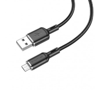 Кабель USB - micro USB Borofone BX90 100см 2,4A (black) (217429)#1961216