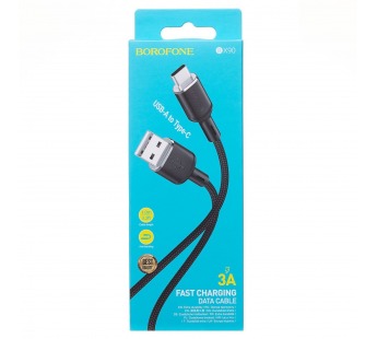 Кабель USB - Type-C Borofone BX90 100см 3A (black) (217432)#1993919