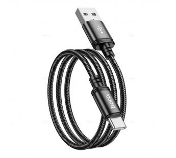 Кабель USB - Type-C Hoco X89 Wind (повр. уп.) 100см 3A  (black) (227710)#1961198