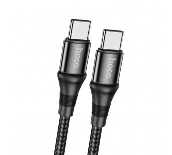 Кабель Type-C - Type-C Hoco X50 Excellent (повр. уп) 100W 100см 5A  (black) (223307)#1961071