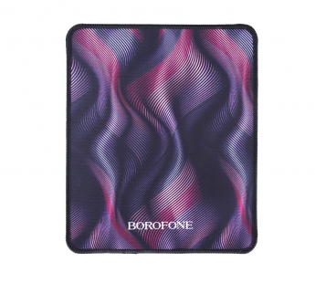 Коврик Borofone BG12 для компьютерной мыши, (200*240*2 мм), ткань+резиновое основание, черный#1958959
