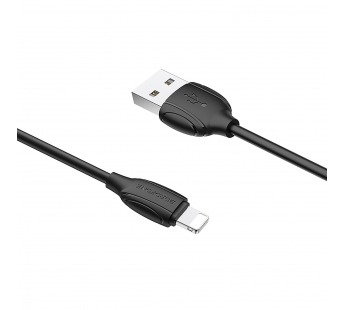 Кабель USB - Apple lightning Borofone BX19 (повр. уп) 100см 2,4A  (black) (223353)#1961702
