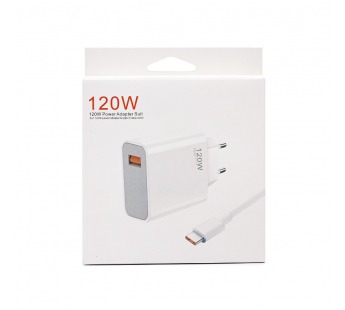 Адаптер Сетевой с кабелем - [BHR6034EU] USB 120W (USB/Type-C) (B) (white) (221962)#2004637